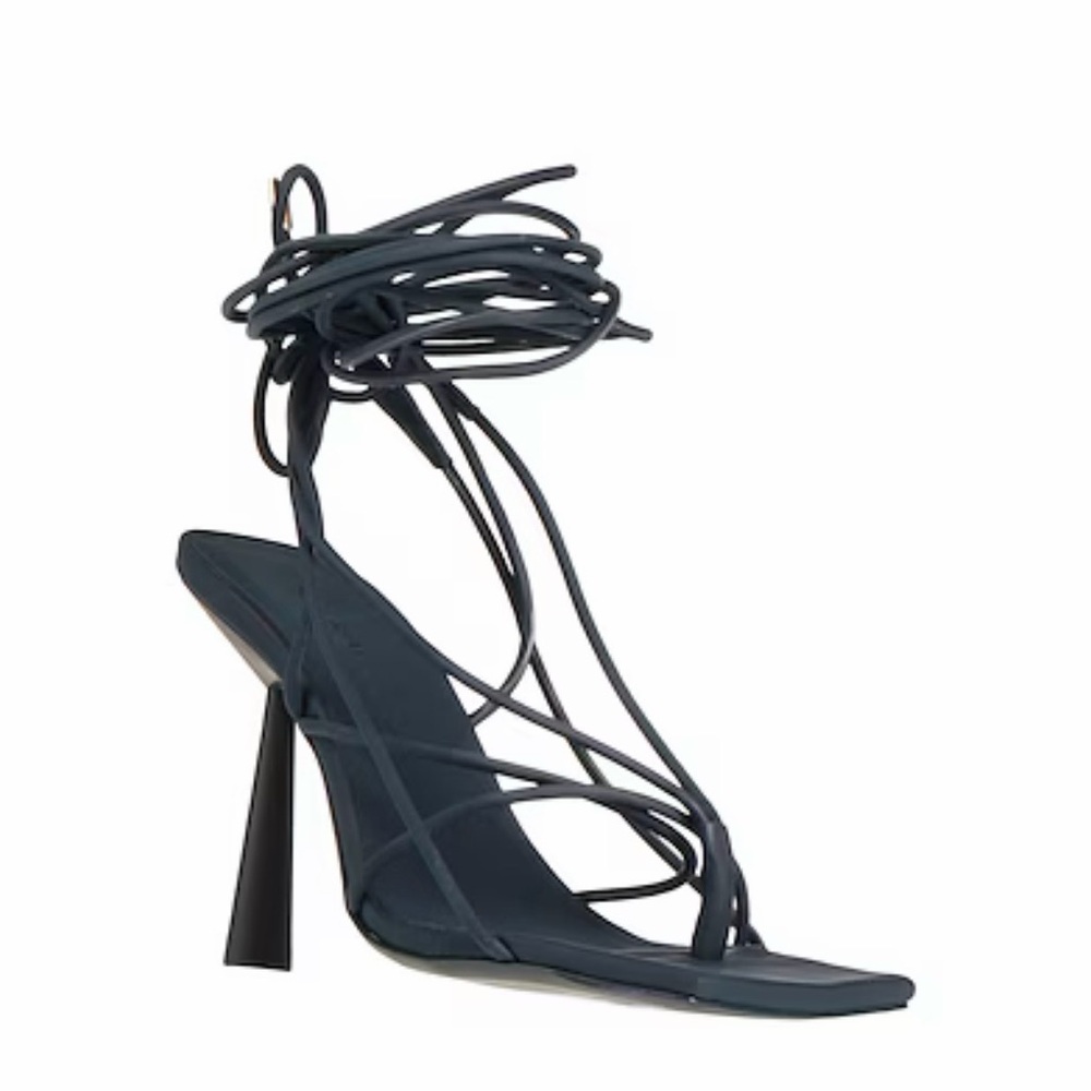 Chic Black Strappy Heels